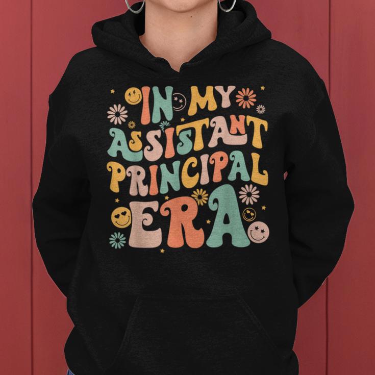 In My Assistant Principal Ap Era Groovy Ap Saying Women Hoodie