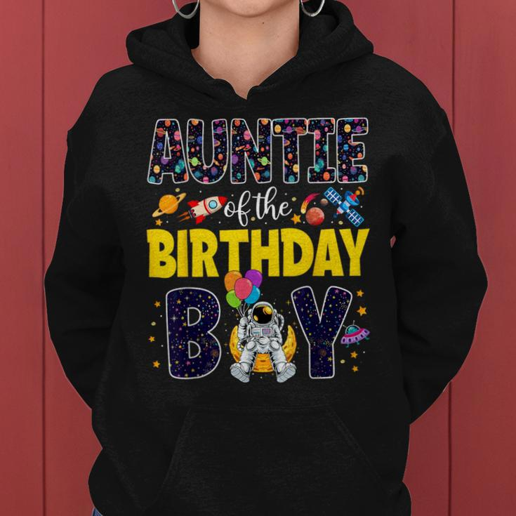 Auntie 2Nd Outer Space Aunt Family Matching Outfit Party Women Hoodie