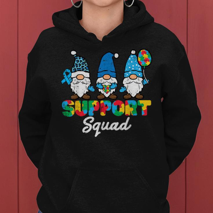 Autism Support Squad Gnomes Awareness Matching Kid Women Hoodie