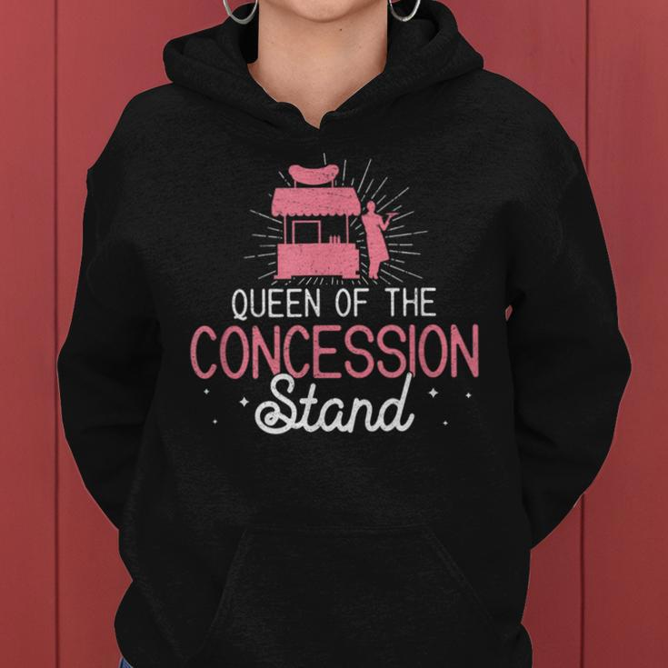 Awesome Concession Stand Queen For Concessions Stand Workers Women Hoodie