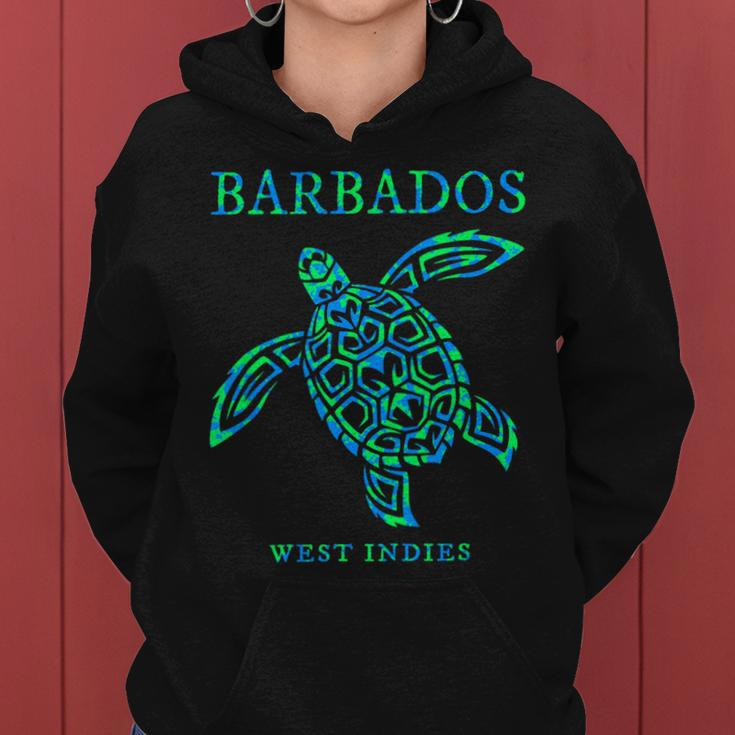 Barbados Sea Turtle Boys Girls Vacation Souvenir Women Hoodie