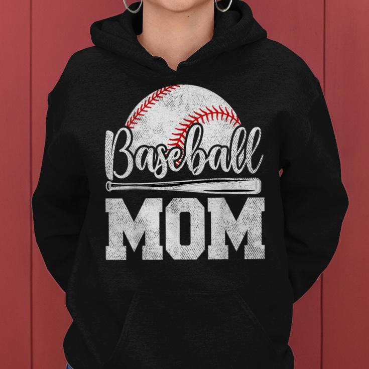 Baseball Mom Baseball Player Game Day Mother's Day Women Hoodie