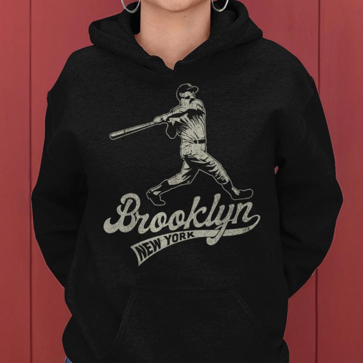 Baseball Vintage Style Brooklyn For & Women Women Hoodie