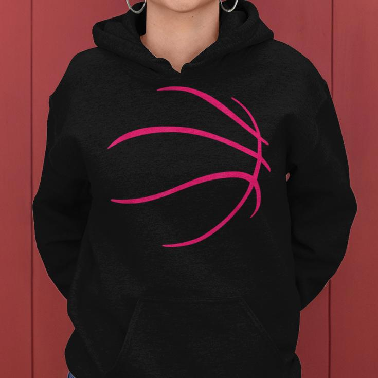 Basketball Silhouette Basketball Lover Women Girls Graphic Women Hoodie