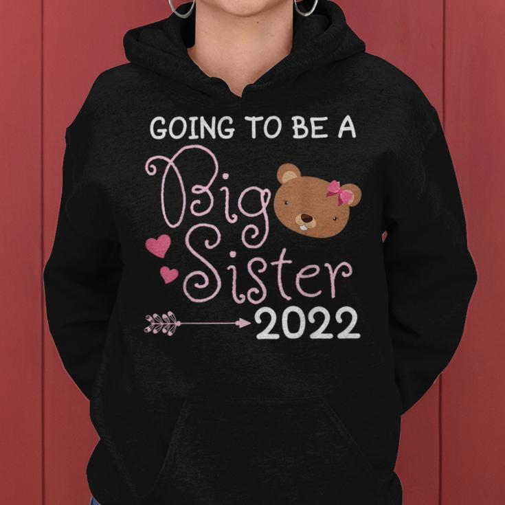 Become Big Sister 2022 Bear Sis Women Hoodie