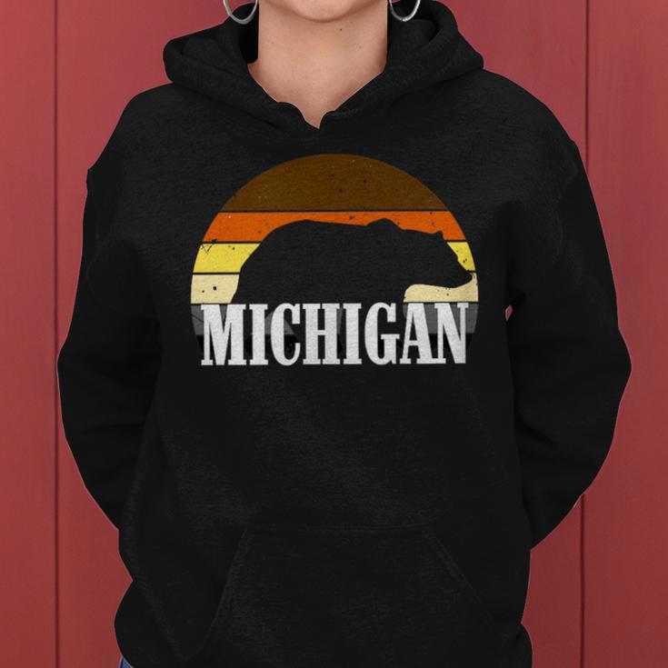 Beefy Daddy Michigan Lgbtq Regenbogen Schwuler Papa Bear Pride Kapuzenpullover für Damen