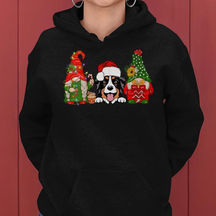 Berner Berner Berg Und Zwerge Weihnachten Hund Mama Papa Kinder Mit-Ausschnitt Kapuzenpullover für Damen