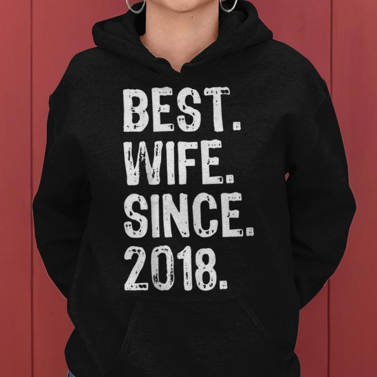 Best Wife Since 2018 1St Wedding Anniversary Women Hoodie