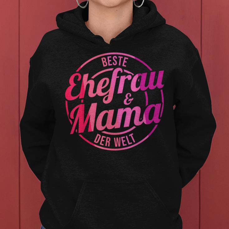 Beste Ehefrau Und Mama Der Welt Kapuzenpullover für Damen