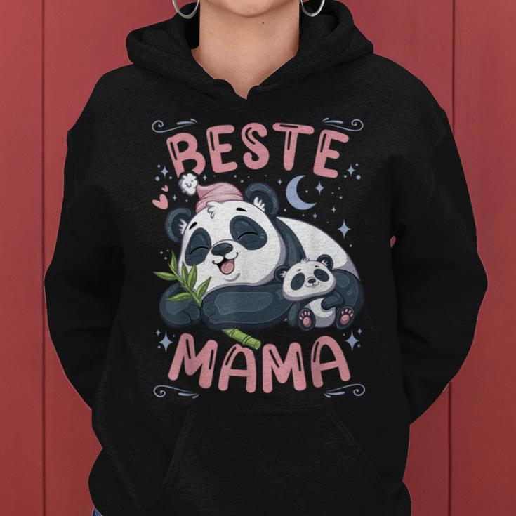 Beste Mama Mutter Panda-Bär Mit Kind Muttertag Kapuzenpullover für Damen