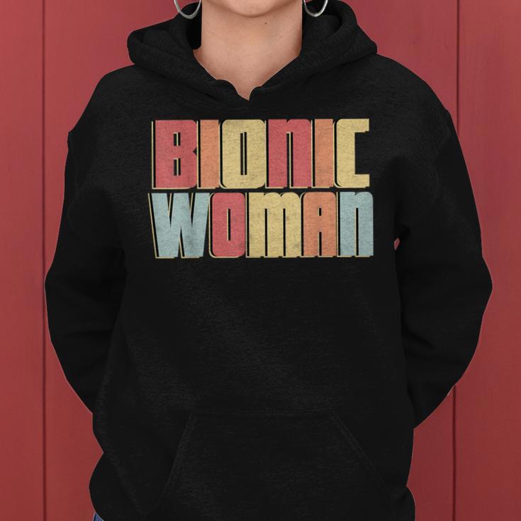 Bionic Woman Injury Accident Broken Hip Leg Arm Surgery Women Hoodie