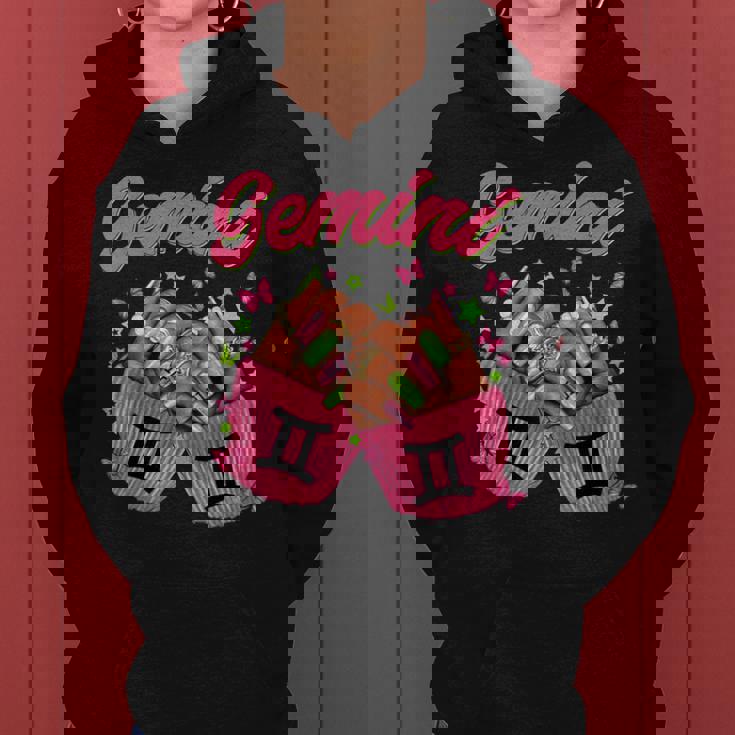 Black Nails Zodiac Birthday Gemini Queen Women Hoodie