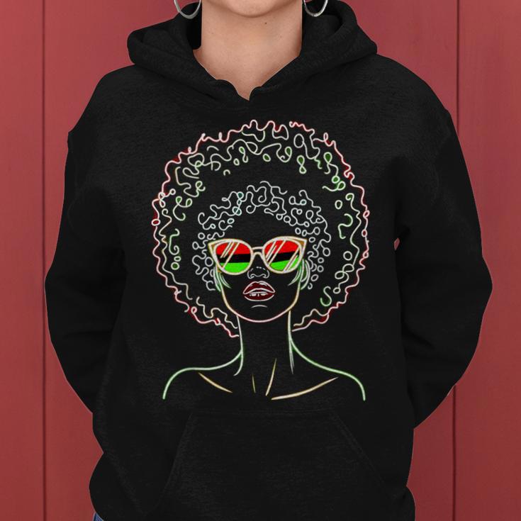 Black Queen Afro Dripping Junenth Women Hoodie