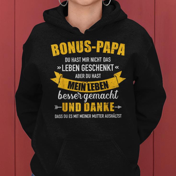 Bonus Papa Leben Besser Gemacht Stepdaughter Kapuzenpullover für Damen