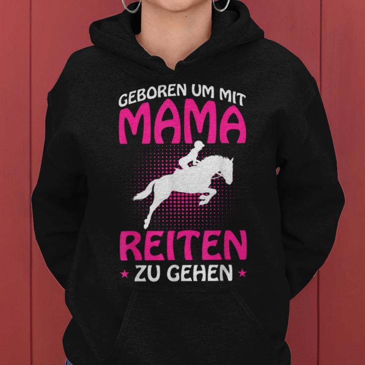 Born Um Mit Mama Riten Zu Gehen Pferdede Girls' Kapuzenpullover für Damen