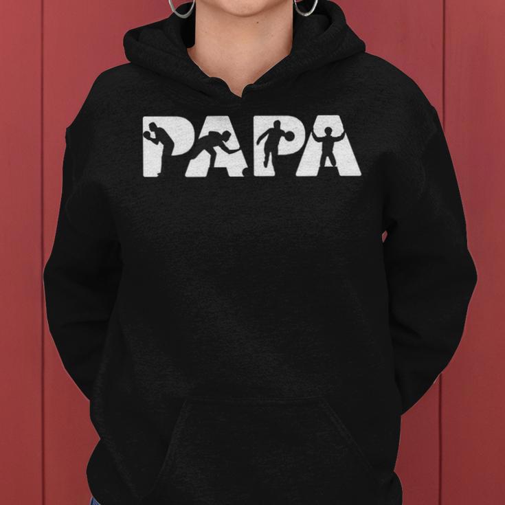 Bowling-Papa Lustiger Papa Bowlerater Geschenk Kapuzenpullover für Damen