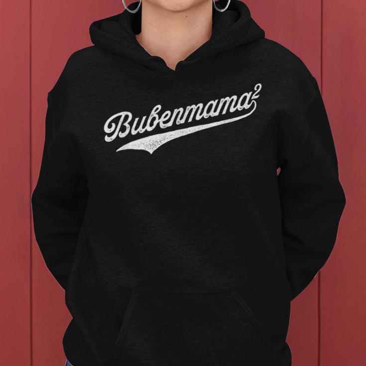 Bubenmama Mamaon Zwei Jungs 2 Söhne Kapuzenpullover für Damen