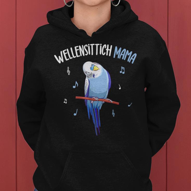 Budgie Mum Blue Bird Owner Kapuzenpullover für Damen