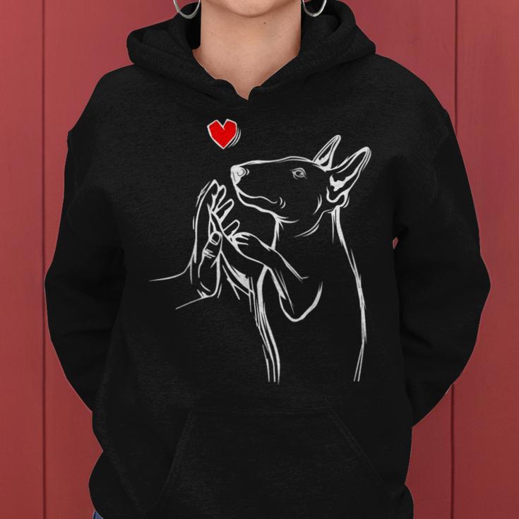 Bull Terrier Love Dogs Mum Female Dog Kapuzenpullover für Damen