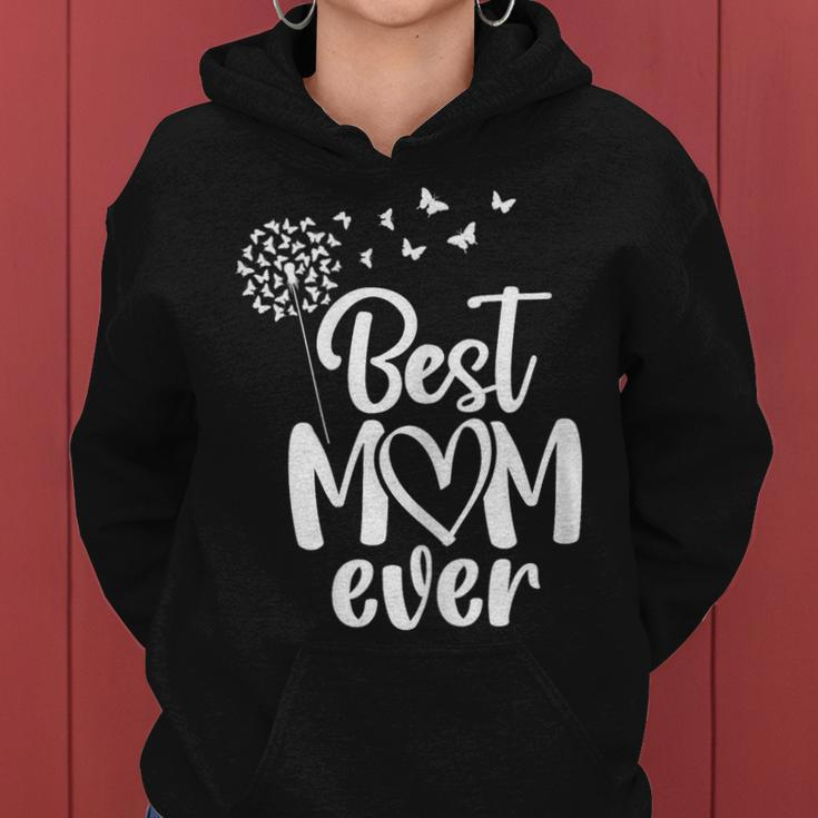 Butterflies Best Mom Ever From Daughter Son On Mother's Day Women Hoodie