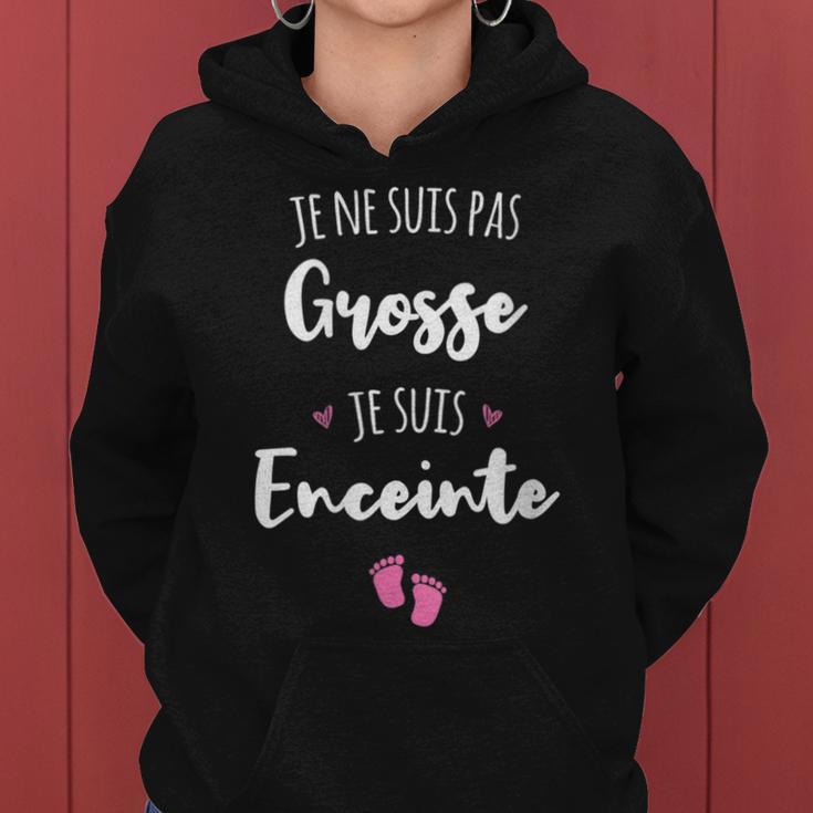 T-Shirt Femme Pas Grosse Je Suis Enceinte – Cadeau Annonce Grossesse Drôle Et Tendre