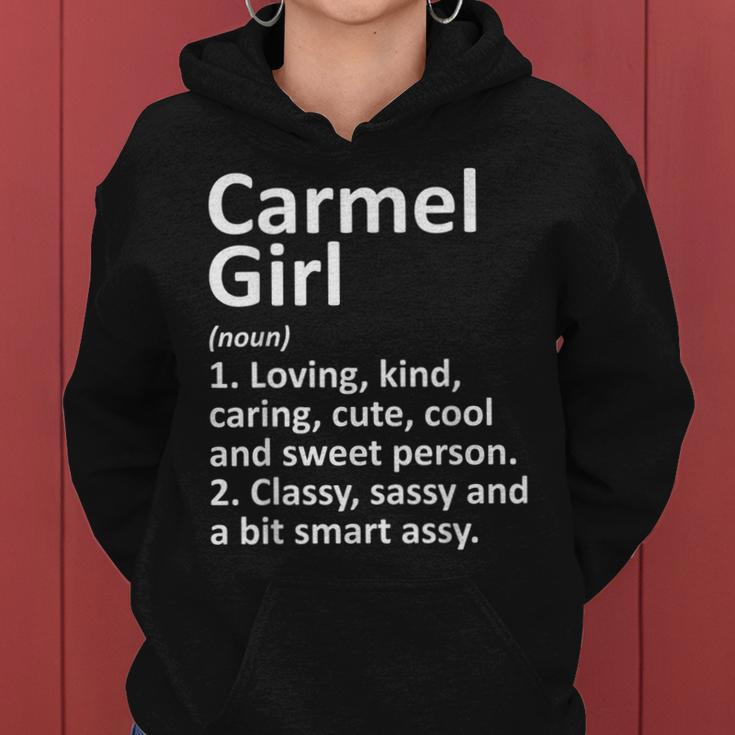 Carmel Girl In Indiana City Home Roots Women Hoodie