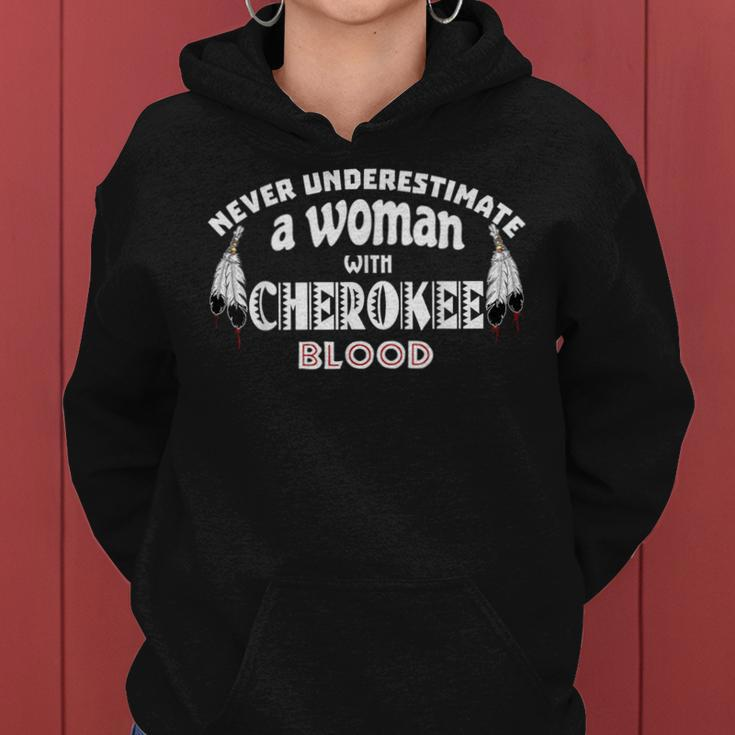 Cherokee Nation Native American Indian Woman Pride Girl Women Hoodie