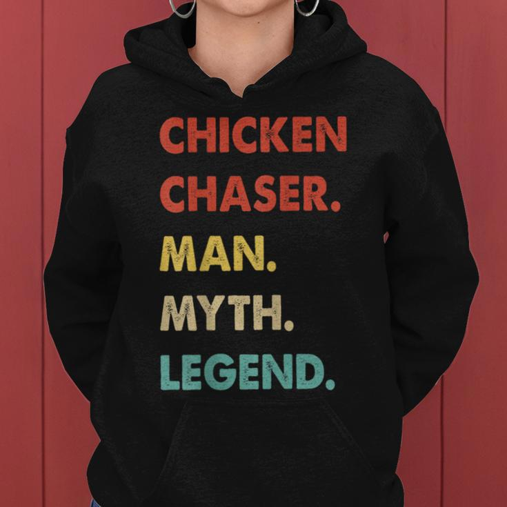 Chicken Chaser Man Myth Legend Women Hoodie