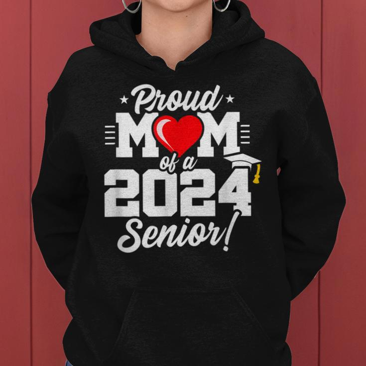 Class Of 2024 Senior Year Proud Mom Senior 2024 Women Hoodie