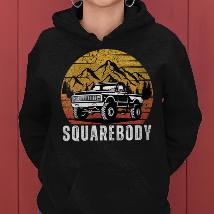 Classic Squarebody Pickup Truck Lowered Vintage Automobiles Women Hoodie