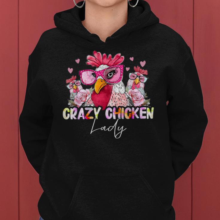 Crazy Chicken Lady Girls Chickens Lover Women Hoodie