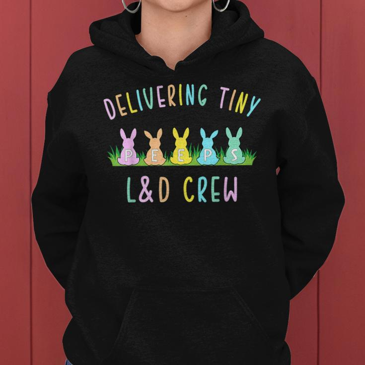 Cute Delivering Rabbits Labor And Delivery L&D Nurse Easter Women Hoodie