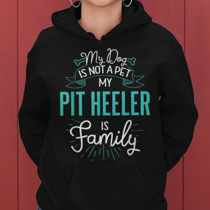 Cute Pit Heeler Family Dog For Men Women Hoodie