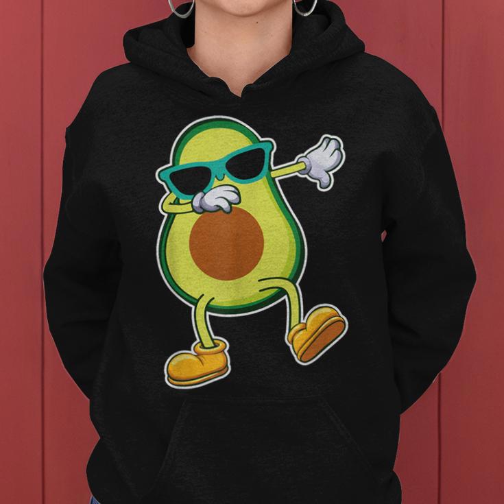 The Dabbing Avocado Plant Green Food Lover Women Hoodie