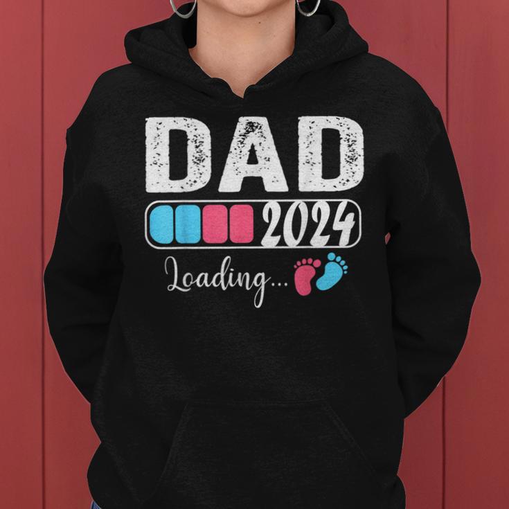 Dad 2024 Loading A Girl Or A Boy Baby Pregnancy Announcement Women Hoodie