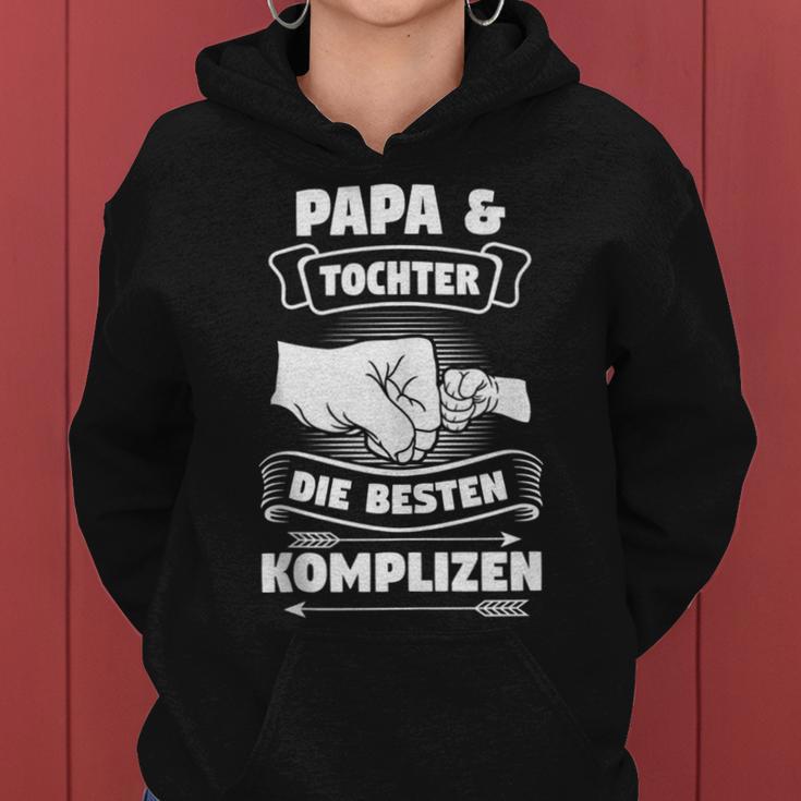 Dad Daughter Die Beste Komplizen Kapuzenpullover für Damen