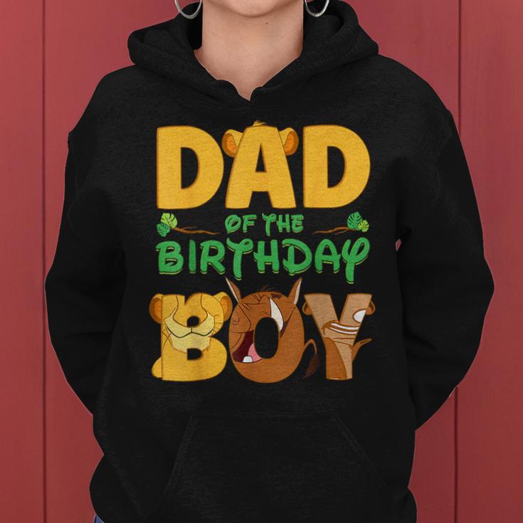 Dad And Mom Birthday Boy Lion Family Matching Father Day Women Hoodie