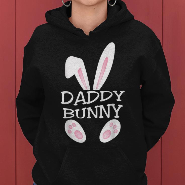 Daddy Bunny Ostern Familie Matching Papa Papaatertag Kapuzenpullover für Damen