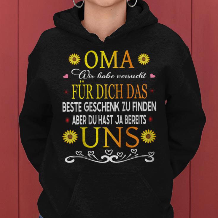 Damen Muttertagsgeschenk Mama Muttertag Spruch Oma Raglan Kapuzenpullover für Damen