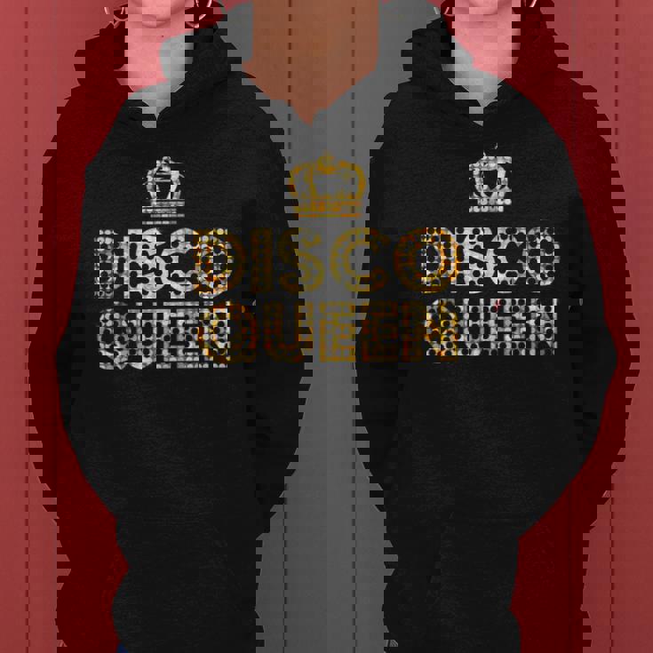 Disco Queen Retro Disco Matching Couple For Women Women Hoodie