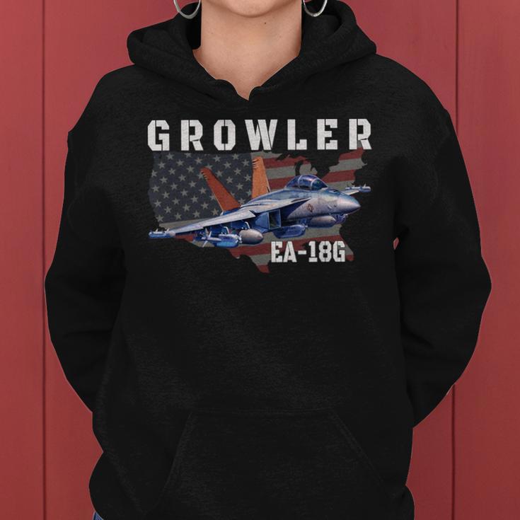 Ea-18G Growler Electronic Warfare Aircraft Military Aviation Women Hoodie