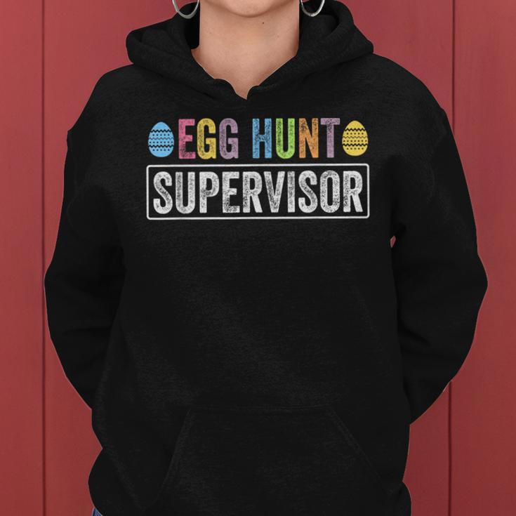Egg Hunt Supervisor Easter Egg Hunting Party Mom Dad Women Hoodie