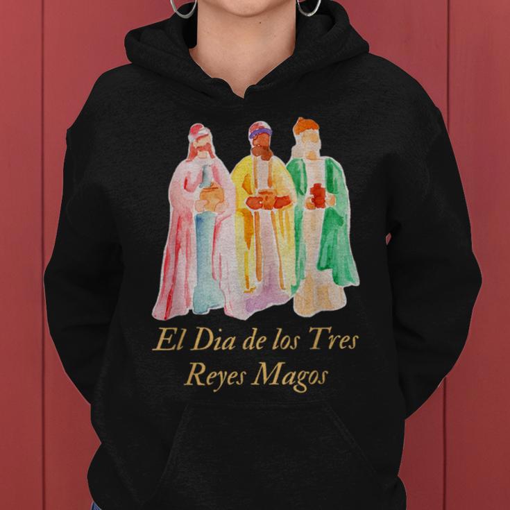 El Dia De Los Tres Reyes Magos Epiphany Christian Holiday Women Hoodie