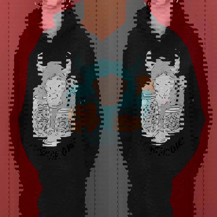 El Monstruo De Las Galletas Es Muy Bonito Cuello Sudadera con