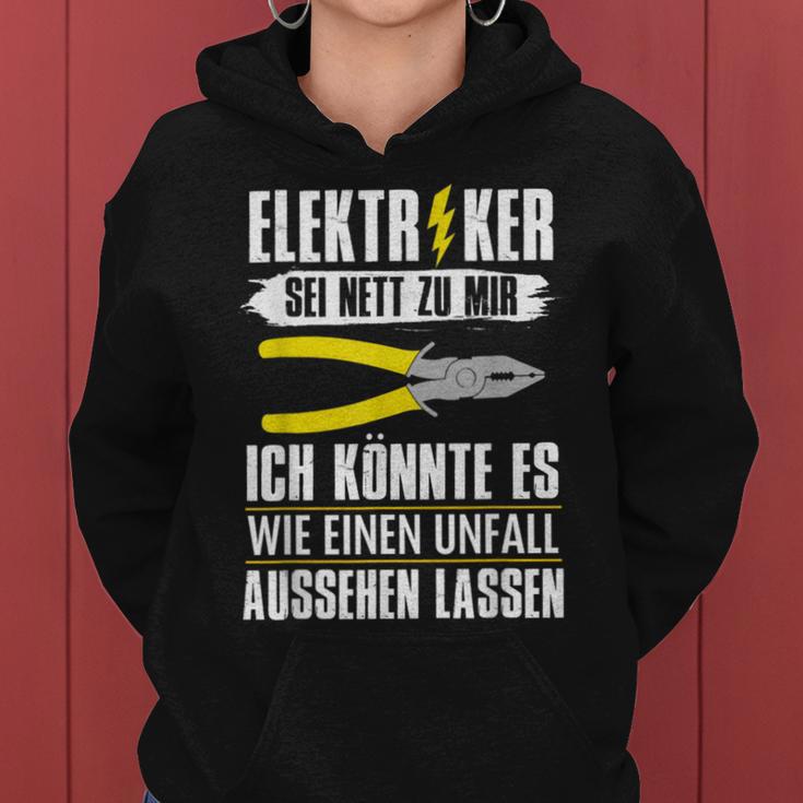 Electrician Ich Könnte Es Wie Eine Unfall Aussehen Lassen S Kapuzenpullover für Damen