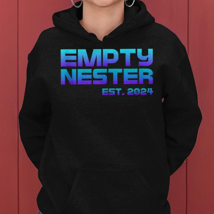 Empty Nester 2024 Empty Nest Parenting Mom Dad Parent Top Women Hoodie