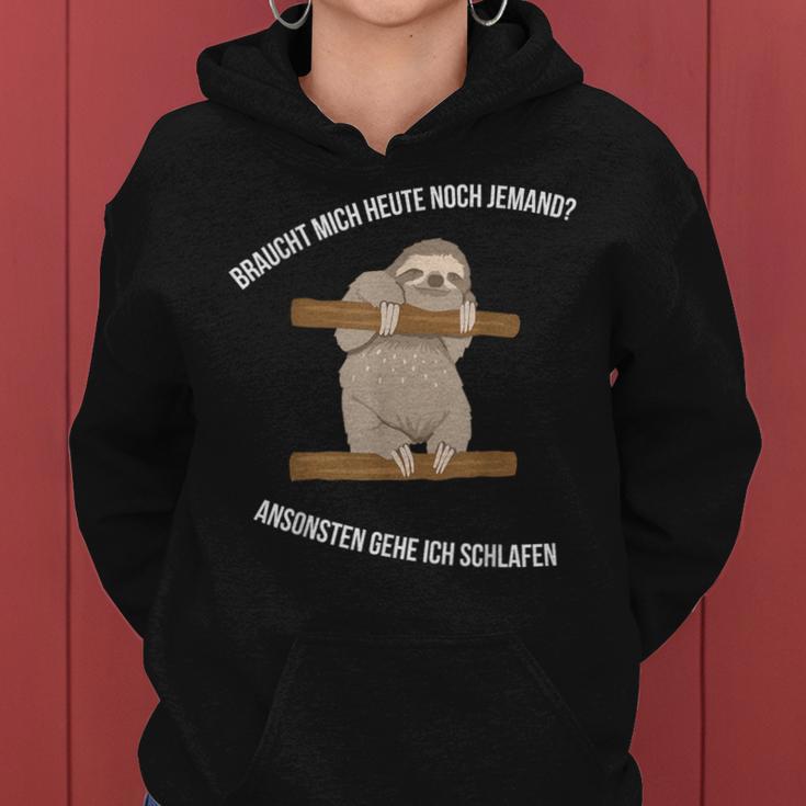 Faultier Sloth2 Geschenkidee Kollegen Freunde Kapuzenpullover für Damen