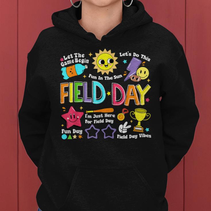 Field Day Fun Day Fun In The Sun Field Trip Student Teacher Women Hoodie