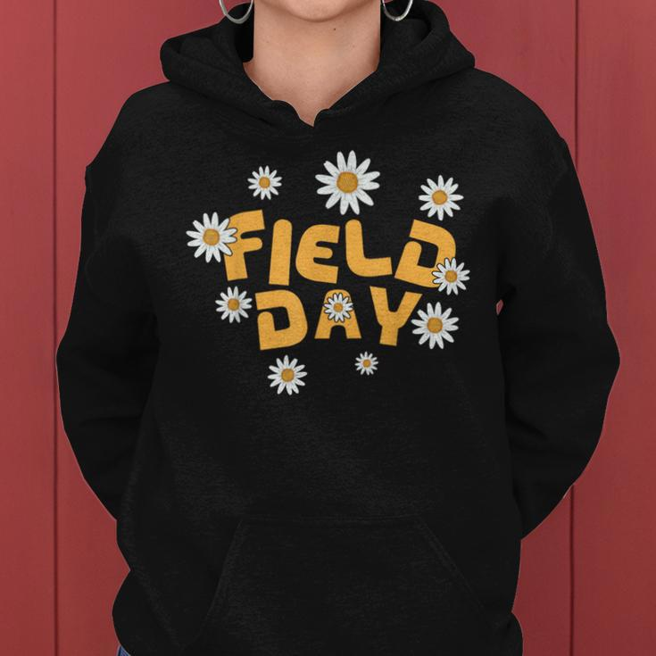 Field Day School Teacher Retro Vintage Field Day Women Hoodie
