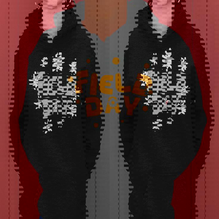Field Day School Teacher Retro Vintage Field Day Women Hoodie